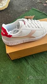 Sneaker diadora bianca e rosa