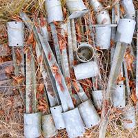 bicchieri per staccionata in legno