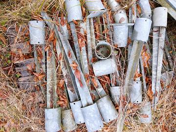 bicchieri per staccionata in legno