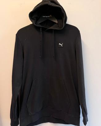 Felpa nera con cappuccio PUMA - Taglia M da uomo