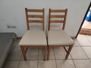 coppia di sedie mod.Leheram ikea
