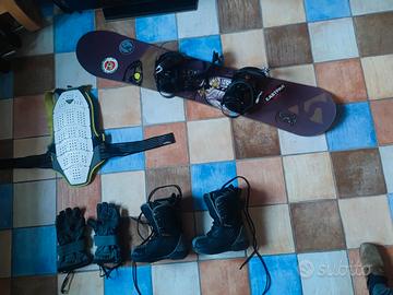 Kit completissimo per snowboard
