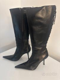 Stivali donna in pelle