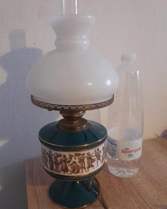 lampada in ceramica fiorentina 