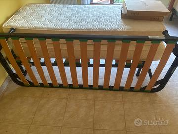 Rete con materasso singolo