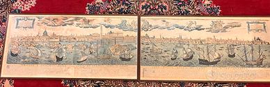 Quadri riproduzioni stampe antiche mappe Venezia