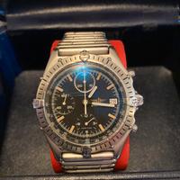 Breitling Cronomat acciaio nero Bracciale 1987