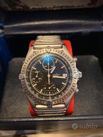 Breitling Cronomat acciaio nero Bracciale 1987