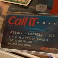 Scheda  telefonica internazionale rara rara