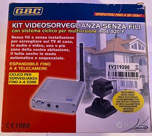 3 microcamere con dvr