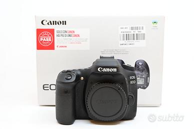 FOTOCAMERA REFLEX APS-C CANON EOS 80D