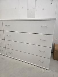 CASSETTIERA LACCATA BIANCA