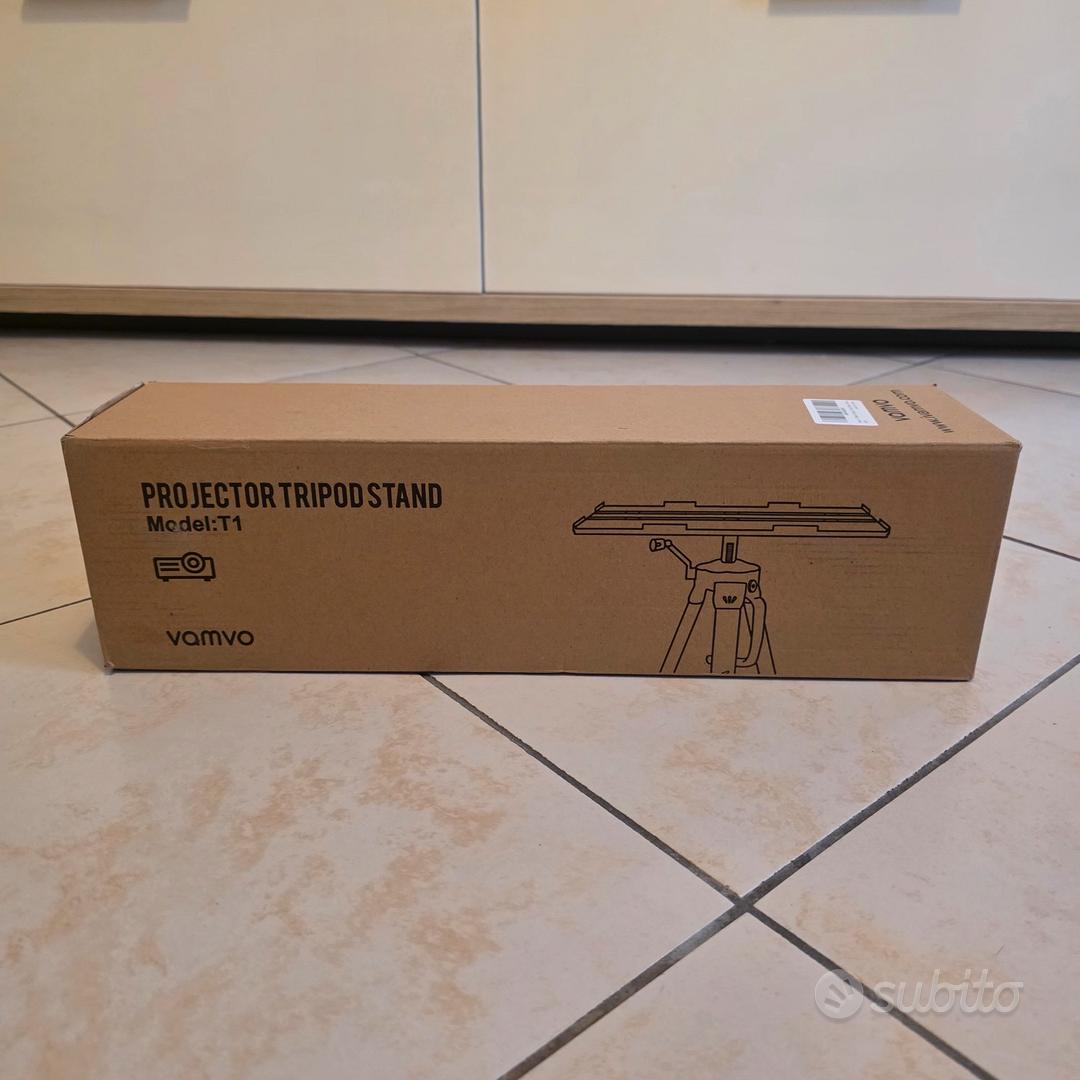 Treppiede Vamvo Per Proiettore E Laptop – Regolabile Da 42 A 115 Cm, Piastra Pieghevole, Portatile E Resistente - 2