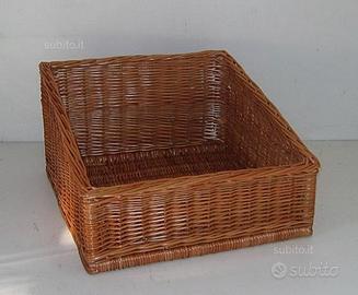 Cesta in vimini pane panifici bar pizzeria Albergo