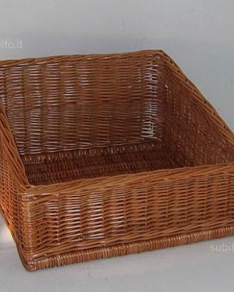 Cesta in vimini pane panifici bar pizzeria Albergo