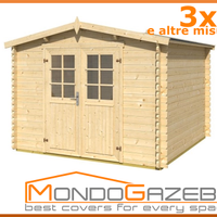 casetta legno 2x3 Turchese giardino porta attrezzi