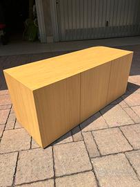 SEDUTA IN LEGNO COLOR ROVERE CHIARO