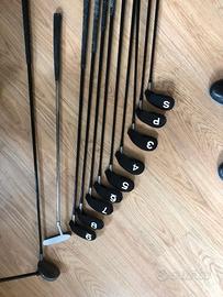 set mazze da golf con sacca