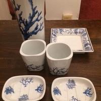 Porcellane di Forte dei Marmi set 6 pezzi