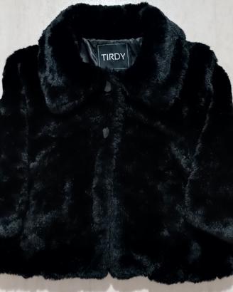 Pelliccia Nera TIRDY - Taglia S 