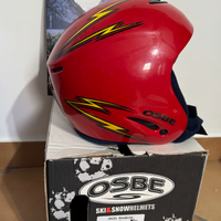 Casco sci "OSBE" color rosso Tg M