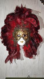 Maschera Veneziana rossa.
