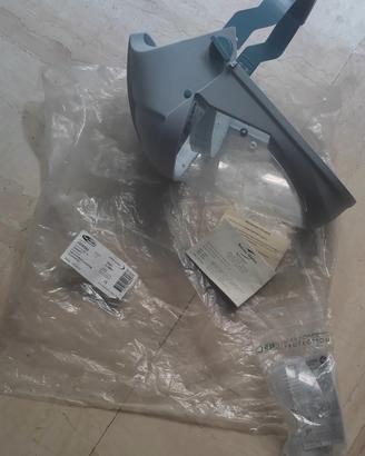 visiera in policarbonato+ occhiali protez.nuovi