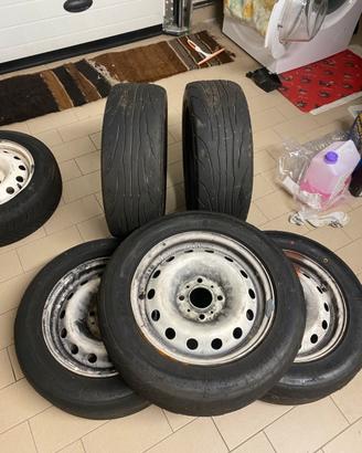 Gomme semislick 185/60 r14