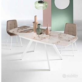 TAVOLO 90X140 ALL.210 IKONE TERENCE PANDORA LUCIDO