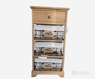 Cassettiera a 4 Cassetti – Pratica e Salvaspazio