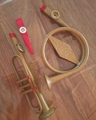 KAZOO A FORMA DI STUMENTI MUSICALI