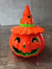 Gadget di Halloween zucca portacandela 