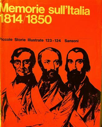 Memorie sull’Italia, 1814-1850 G. Montanelli.