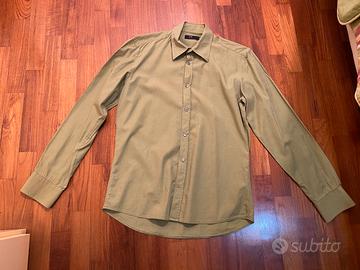 H&M camicia verde uomo tg. M