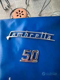 Scritta per Lambretta innocenti Deluxe 48 in ferro