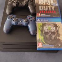 playstation 4 PRO 1tb + 2 pad + 2 call of duty