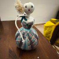 bambola in ceramica diffusore per ambienti 