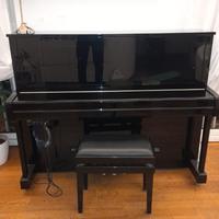 Pianoforte verticale Yamaha P-95B/P -95S con Silen