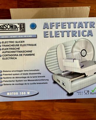 Affettatrice Elettrica Ausonia 190 Silver - Nuova