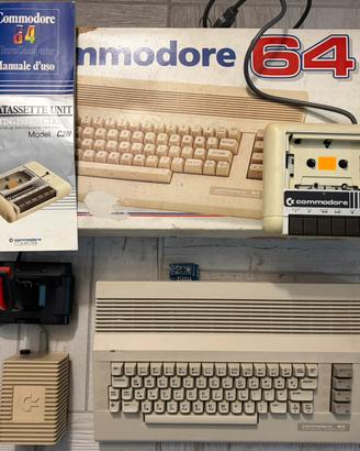 Commodore 64 e molti giochi + accessori