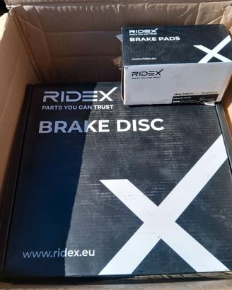 KIT PASTIGLIE FRENI E DISCHI RIDEX