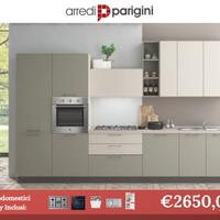 Cucina moderna lineare*-*colori a scelta