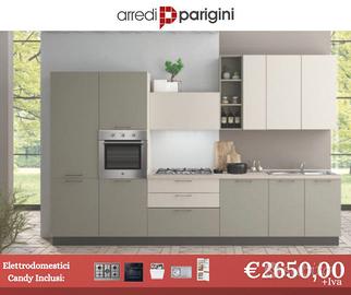 Cucina moderna lineare*-*colori a scelta