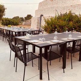 Tavolini in ferro battuto