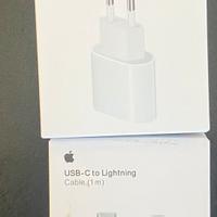 Alimentatore 20w e Cavo USB-C con uscita lightning