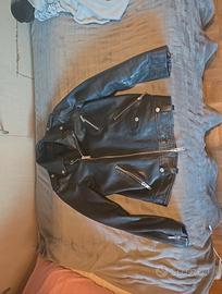 The deuce biker jacket in pelle vera