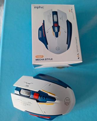 Mouse Inphic wireless,  ergonomico,  silenzioso 