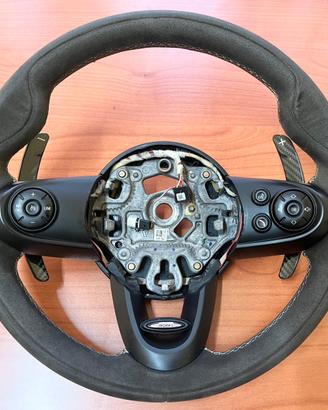 Volante alcantara e comandi carbonio mini JCW F56