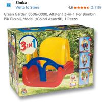 Altalena Simba con corde