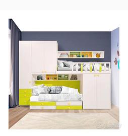 camera da bambini con due letti